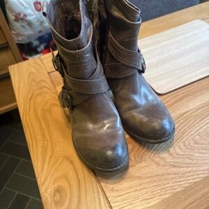 Hush Puppies Brown Ankle Boots